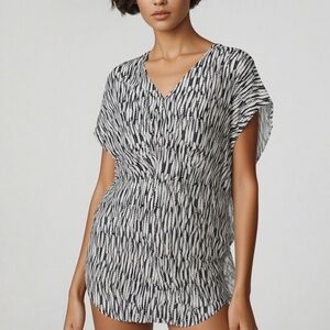 Express printed metallic dolman empire tunic/ dress ❤️